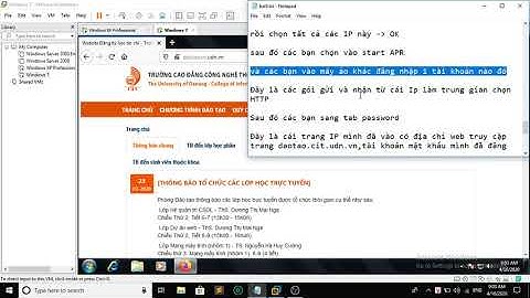 Bảo mật và An toàn hệ thống thông tin-Bài 9: Công cụ Cain & Abel