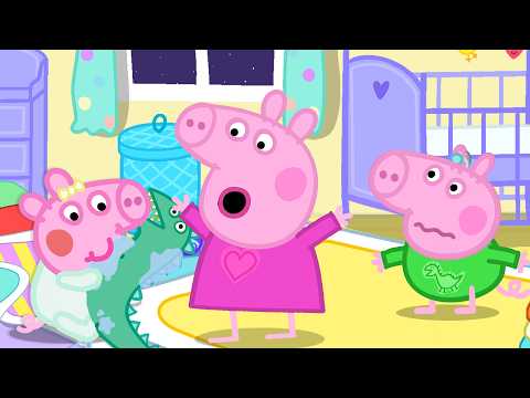 Baby EVIE BITES George's DINOSAUR TOY!😬🦖 Peppa & George: Noisy Night | Tales Full Episodes | 20 Mins