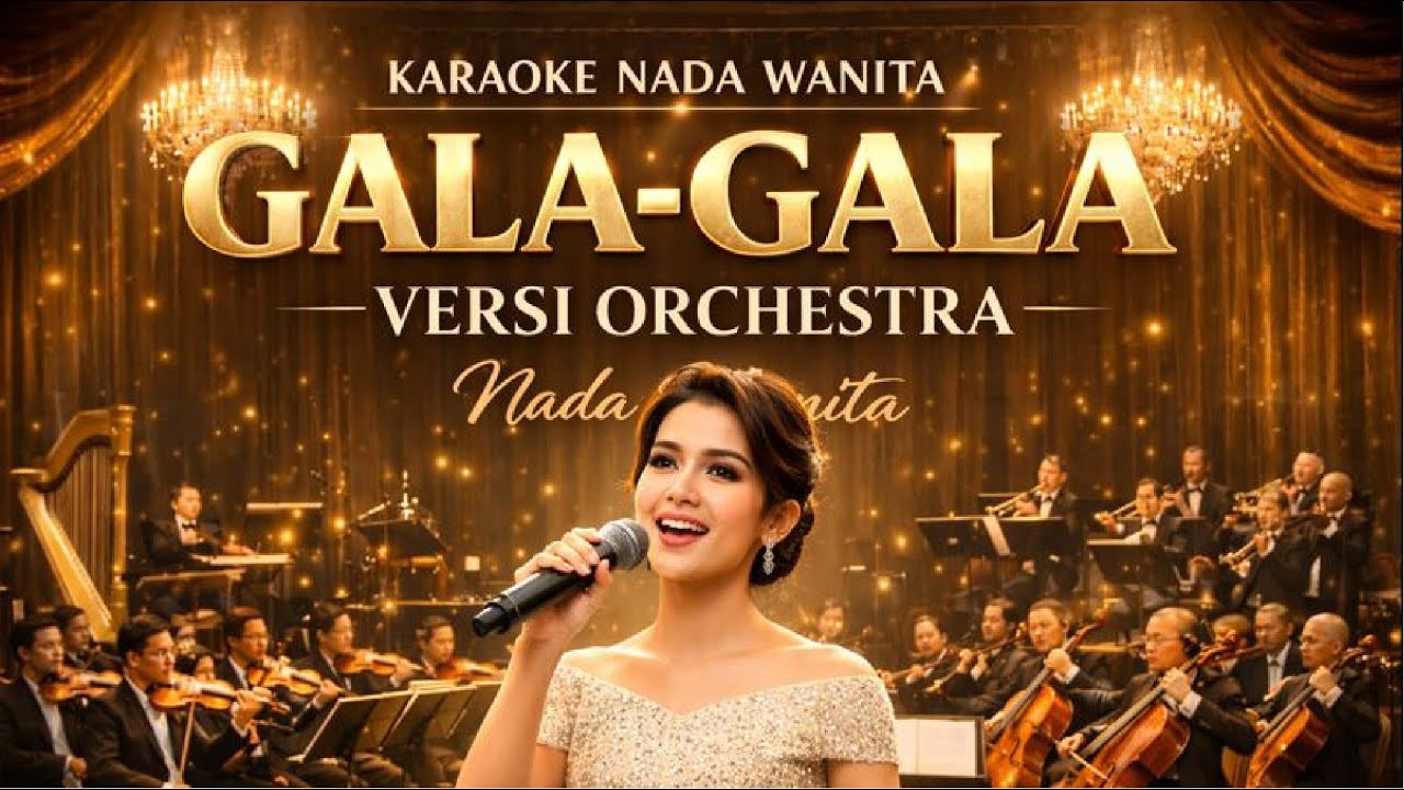KARAOKE GALA GALA   H  RHOMA IRAMA VERSI ORCHESTRA NADA WANITA