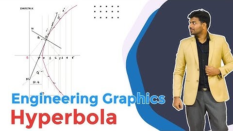 Construction of Hyperbola | Eccentricity method | Engineering Curves | Engineering Graphics | Tamil