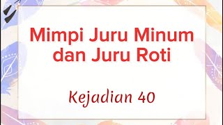Mimpi Juru Minum dan Juru Roti || Renungan TK Advent Malang