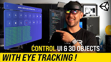 Control UI & 3D Objects With Eye Tracking (MRTK 3 Gaze Interactors)