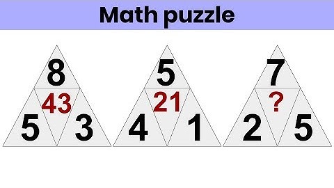 Number puzzle with solution #63 I Maths puzzles with answers