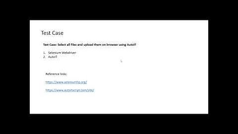 Selenium: Select & Upload All Files using AutoIt