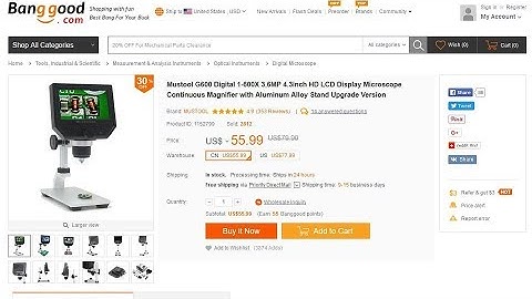 Banggood LCD Microscope