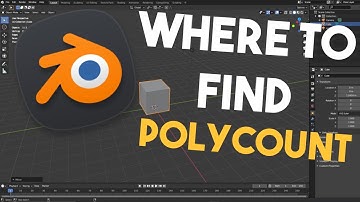 Where to Find Blender Polycount