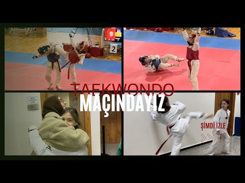 Kardeşimin 2. taekwondo maçını çektim :) Sanırıımm bir şampiyonluk göremicezz gibii #teakwando #vlog