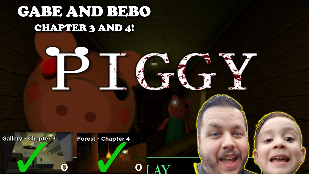 Oink Oink Piggy Ambush Gabe And Bebo Play Roblox Piggy Chapter 3 And 4 Youtube - youtube robux gabe