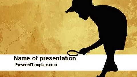 Young Explorer PowerPoint Template by PoweredTemplate.com