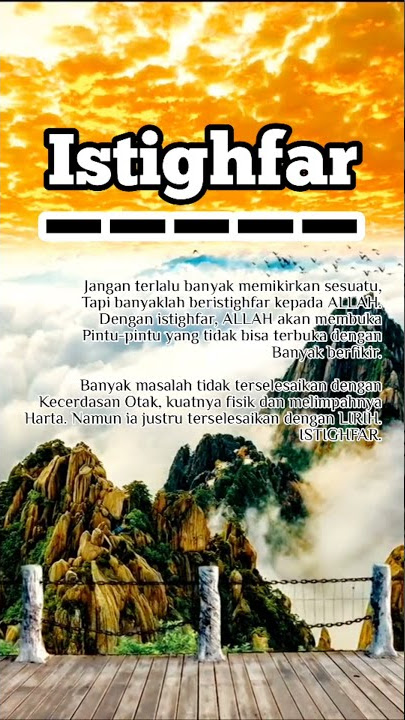 ISTIGHFAR || sholawat astaghfirullah opick