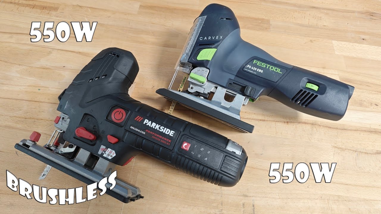 Сравнение лобзика Festool PS 420 EBQ и Parkside Performance PPSTK 550 A1