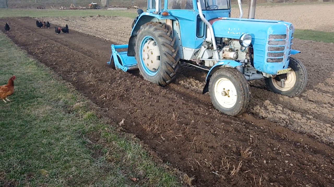 Zetor 3011 a rotavátor