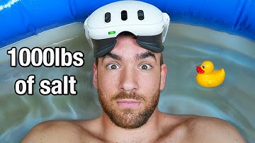 I Built a Float Tank to Escape Reality