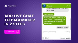 Add Live Chat to Pagemaker screenshot 4