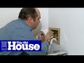 How to Install an Automatic Washing Machine Shutoff Valve | This Old House