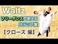 【ステップ集】「Waltz」クローズポジションからの基本ステップ・まとめ【社交ダンス】【のりみちch】