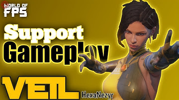 Veil Hyper Front Gameplay | Best Support Gameplay Hyper Front (Valorant Mobile Clone)