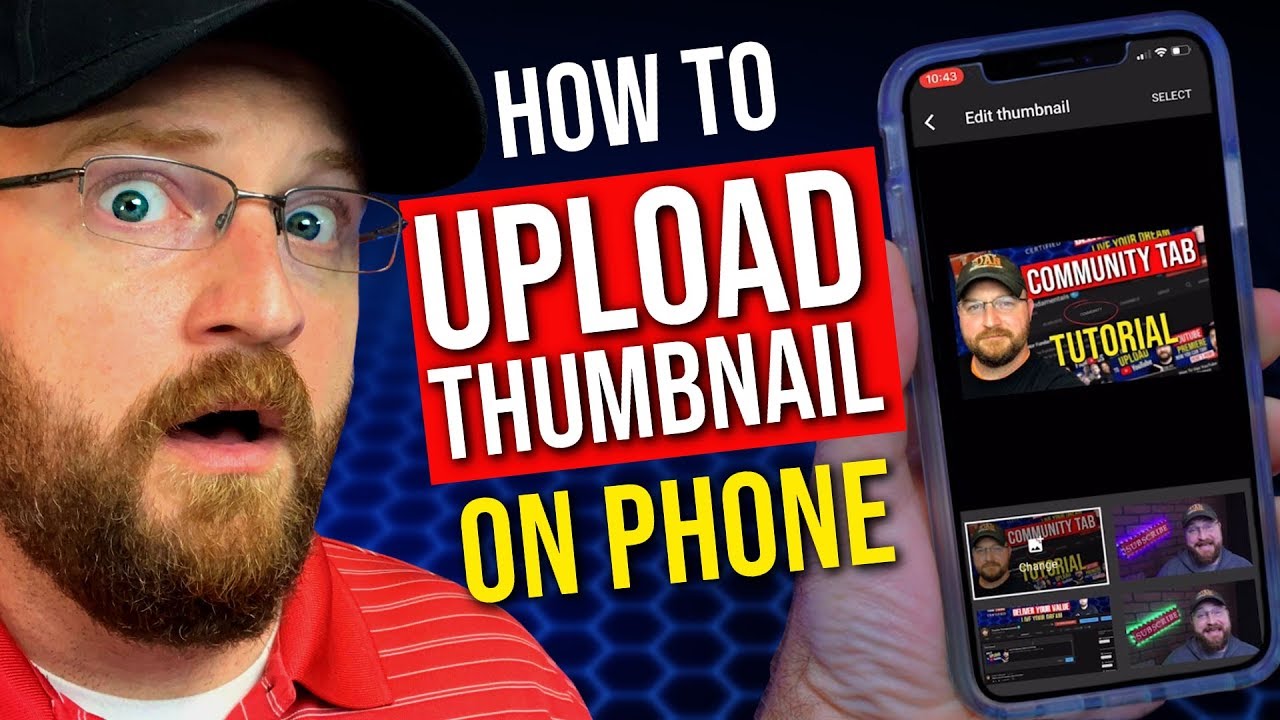 How To Add A Thumbnail To A Youtube Video On Phone Youtube