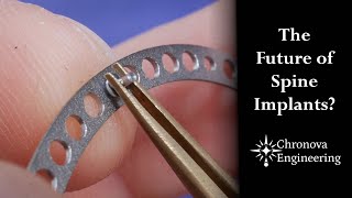 Machining a Next-Gen Spinal Implant: My PhD in 9 minutes by Chronova Engineering 334,709 views 1 year ago 8 minutes, 32 seconds