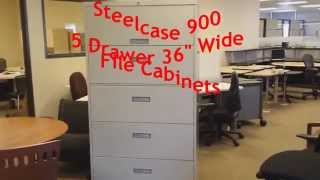 Steelcase 900 Series File Cabinets Used Dallas TX