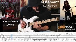 Testament Souls of Black Alex Skolnick Guitar Solo