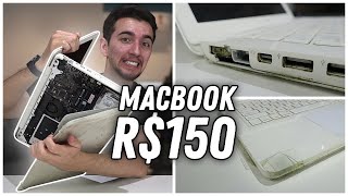 COMPREI um MacBook DESTRUÍDO por R$150! Deu para arrumar? Valeu a pena?