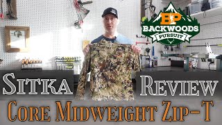 Sitka Core Midweight Zip-T Review | Sitka Big Game Layering