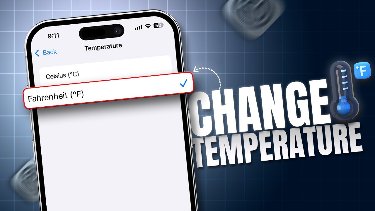 How To Change Temperature To Fahrenheit Or Celsius On iPhone