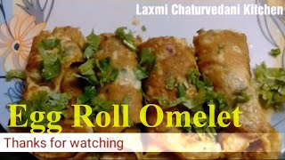 Egg Omelette and Egg Omelet Roll