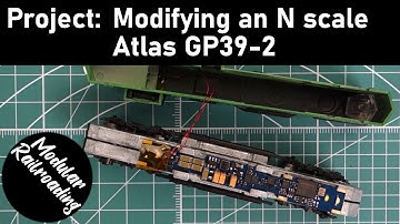 Modifying an Atlas N scale GP39-2