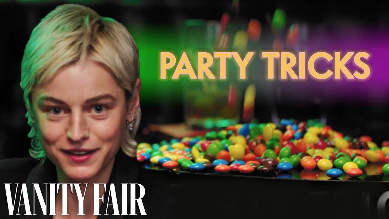 Emma Corrin Catches Candy | Party Tricks | Vanity Fair