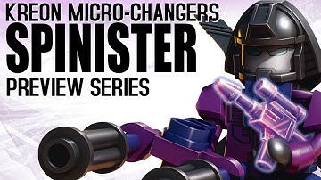 KRE-O Transformers Micro-Changers - Preview Series - Spinister - MinifigCentral Unpacking Video