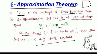 MSc Math | ODE | Picard's Approximation Theorem