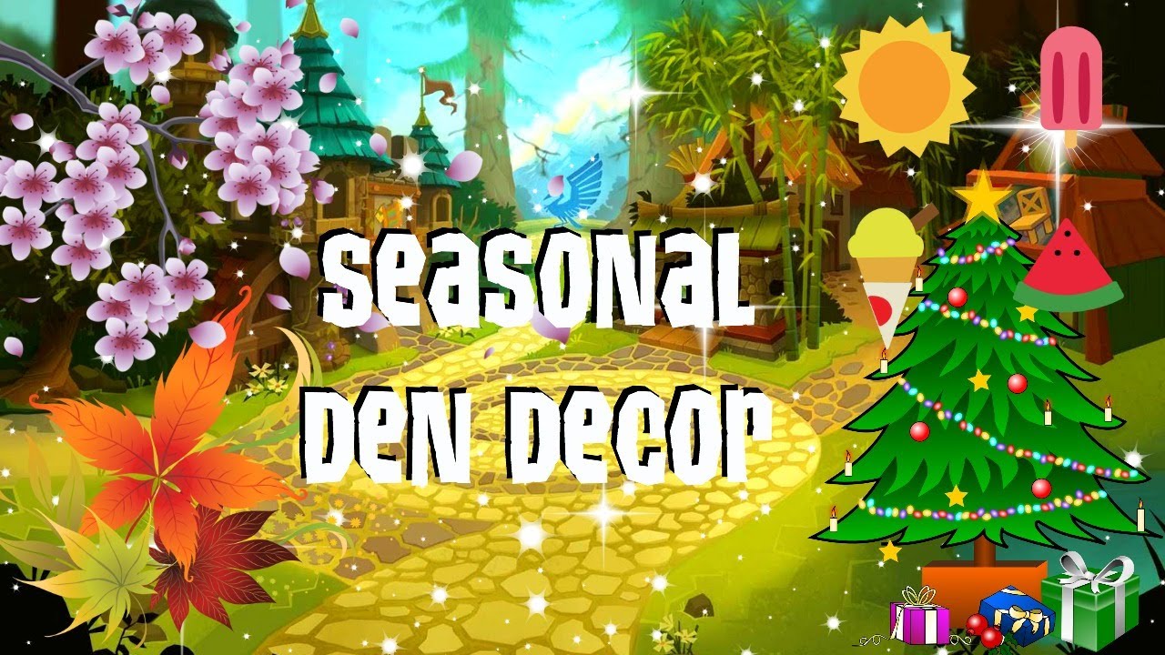 Animal Jam: Seasonal Speed Den Decorating