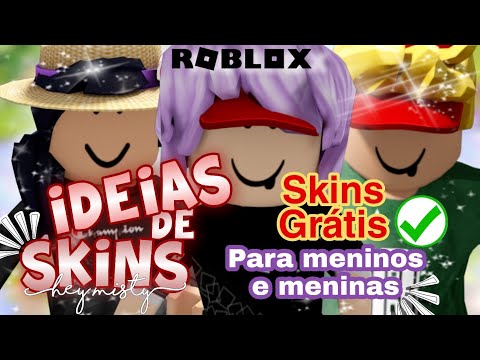 IDEIAS de SKINS de 100 ROBUX (Roblox) Gastando Robux - Hey Misty 