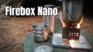 Gen 2 Stainless Firebox Nano Ultralight Stove - Micro Swedish Fire Torch - Coffee In The Woods.