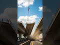 Beam Bridge Collapse While Under Construction!