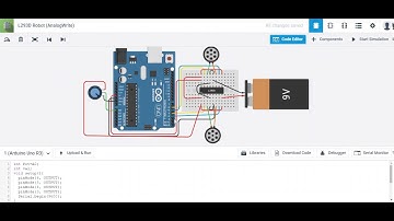 Controlling DC motors with a potentiometer