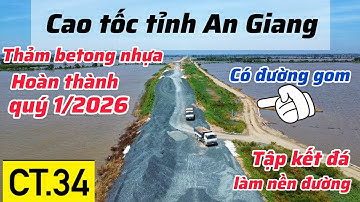 Tập kết đá về công trường cao tốc Châu Đốc - Cần Thơ - Sóc Trăng ở tỉnh An Giang, làm nền đường 57Km