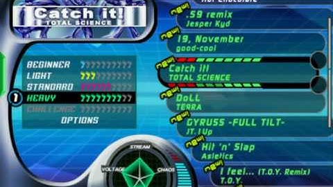 DDR STRIKE PS2 (JP) - FULL Song list Line Record