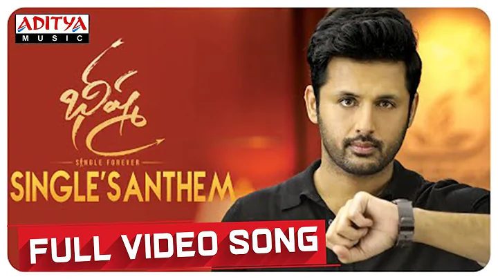 #SinglesAnthem Full Video Song | Bheeshma Video Songs | Nithiin, Rashmika | Mahati Swara Sagar