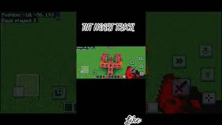 Minecraft tnt heart trick #shorts