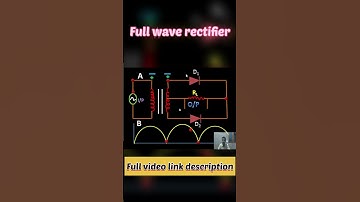 Full wave rectifier || #animation || By Akbal sir