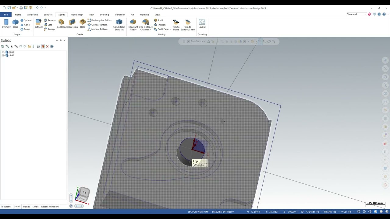 Basic milling tool path generation 8