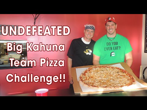 Undefeated Big Kahuna 29 Pizza Challenge!!