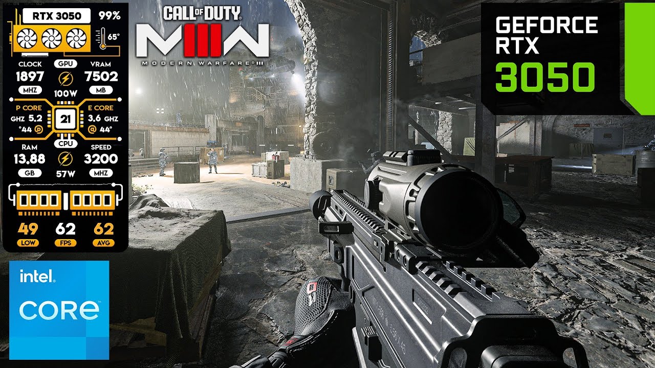 Modern Warfare 3 on RTX 3050 - Disappointing FPS Boost of DLSS!