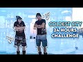 24 HOURS Shorts and T-shirt challenge in YAKUTSK - YAKUTIA