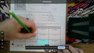 1.3 MD Video Notes   Subtracting Integers