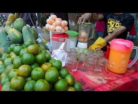 কমলার জুস | FRUIT NINJA of BD | Amazing Orange Cutting Skills | A Young Boy Selling Street Juice
