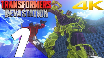 Transformers Devastation - Walkthrough Part 1 - Devastator Boss & Megatron Boss [4K 60fps]